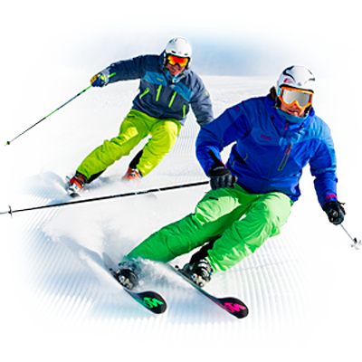 курорт, горные лыжи